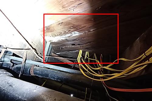 Home inspection photo Panama City Beach Florida