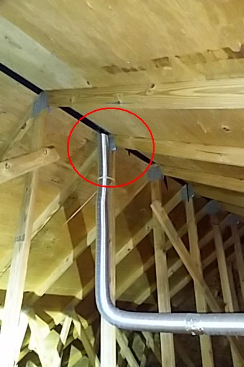 Home inspection photo Panama City Beach Florida